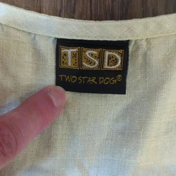 Yellow Hemp  Dress - Picture 7 of 9